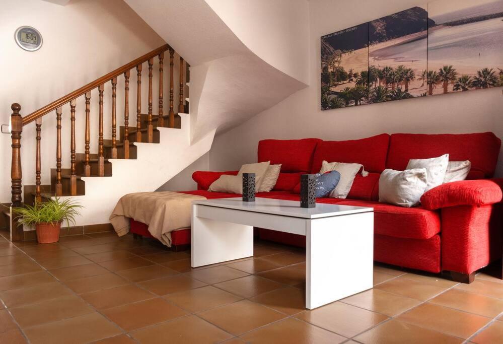 Duplex In Quiet Zone, Next To Sea, Fast Wifi Lägenhet El Médano Exteriör bild